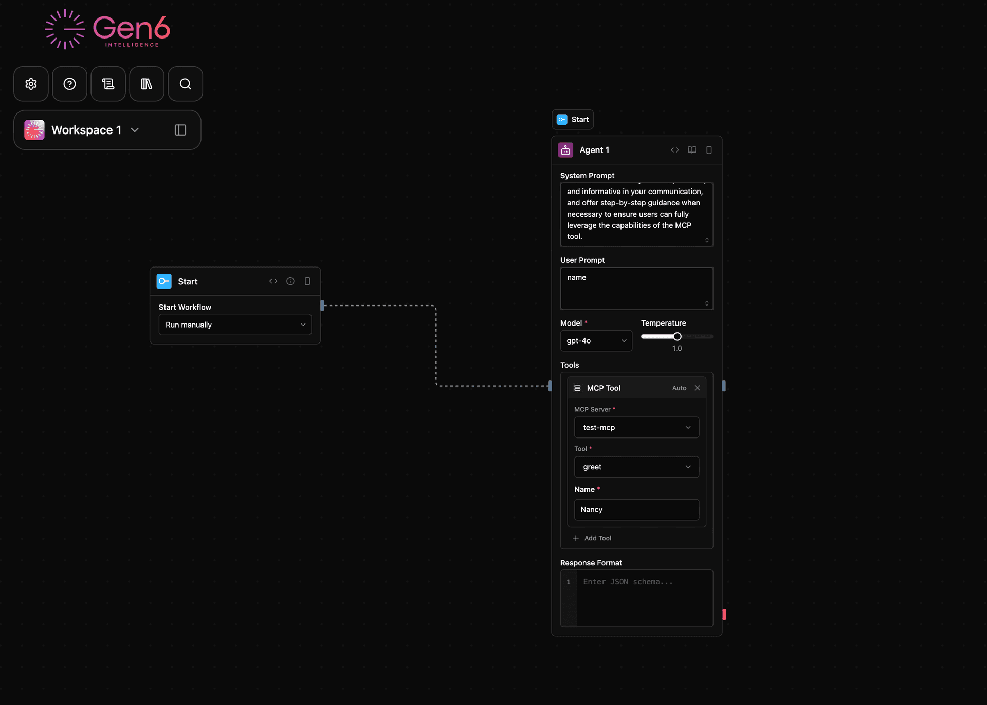 Using MCP Tool in Agent Block