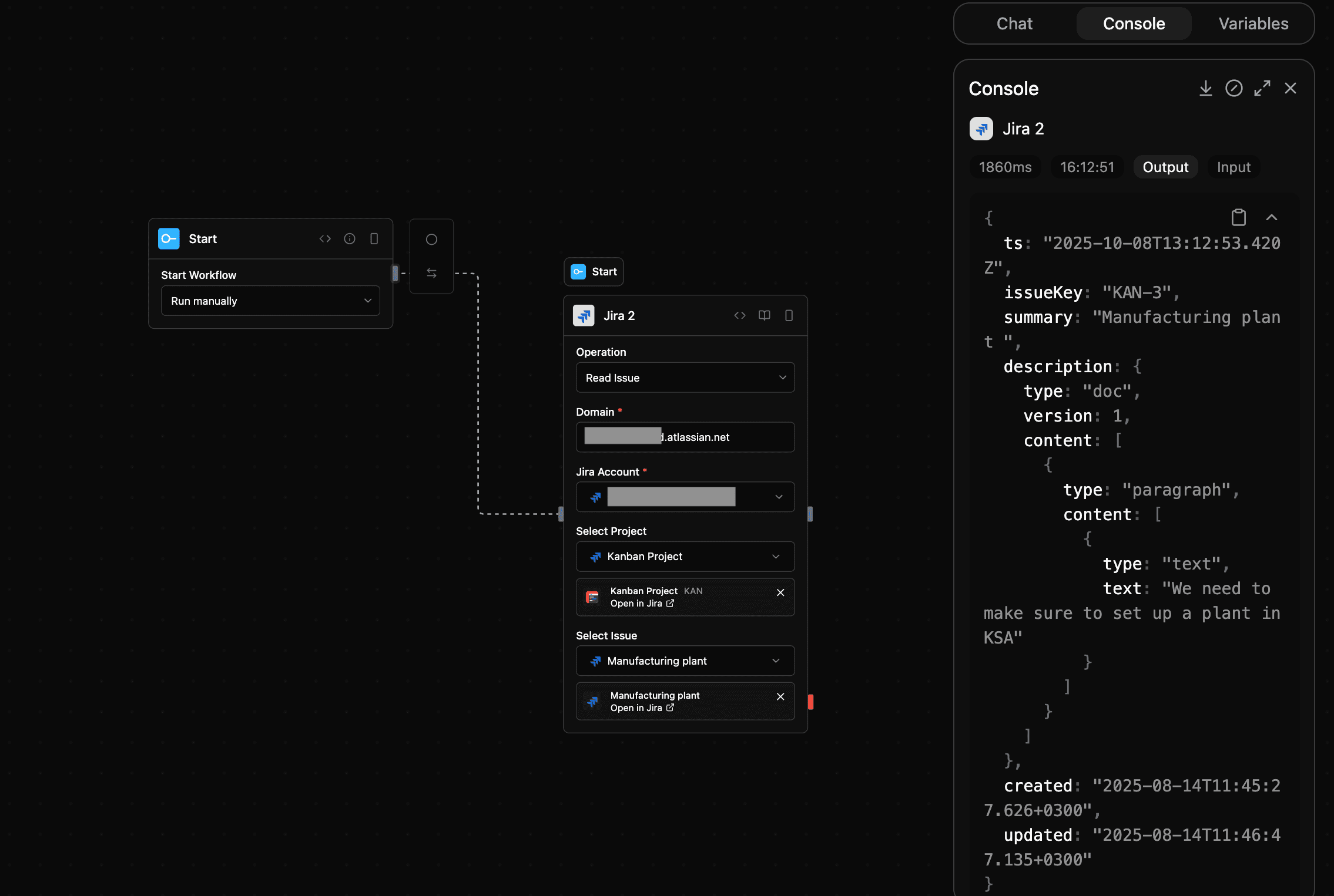 Jira block screenshot