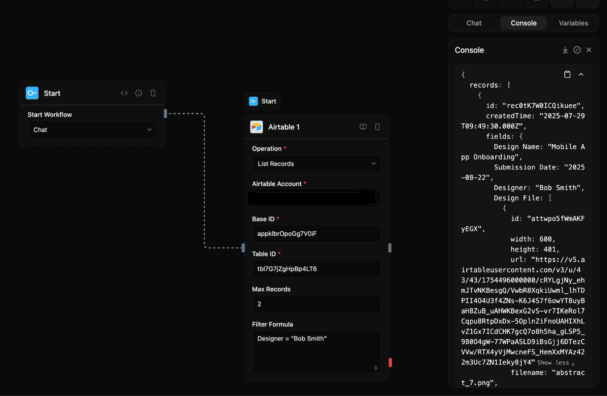 Airtable screenshot