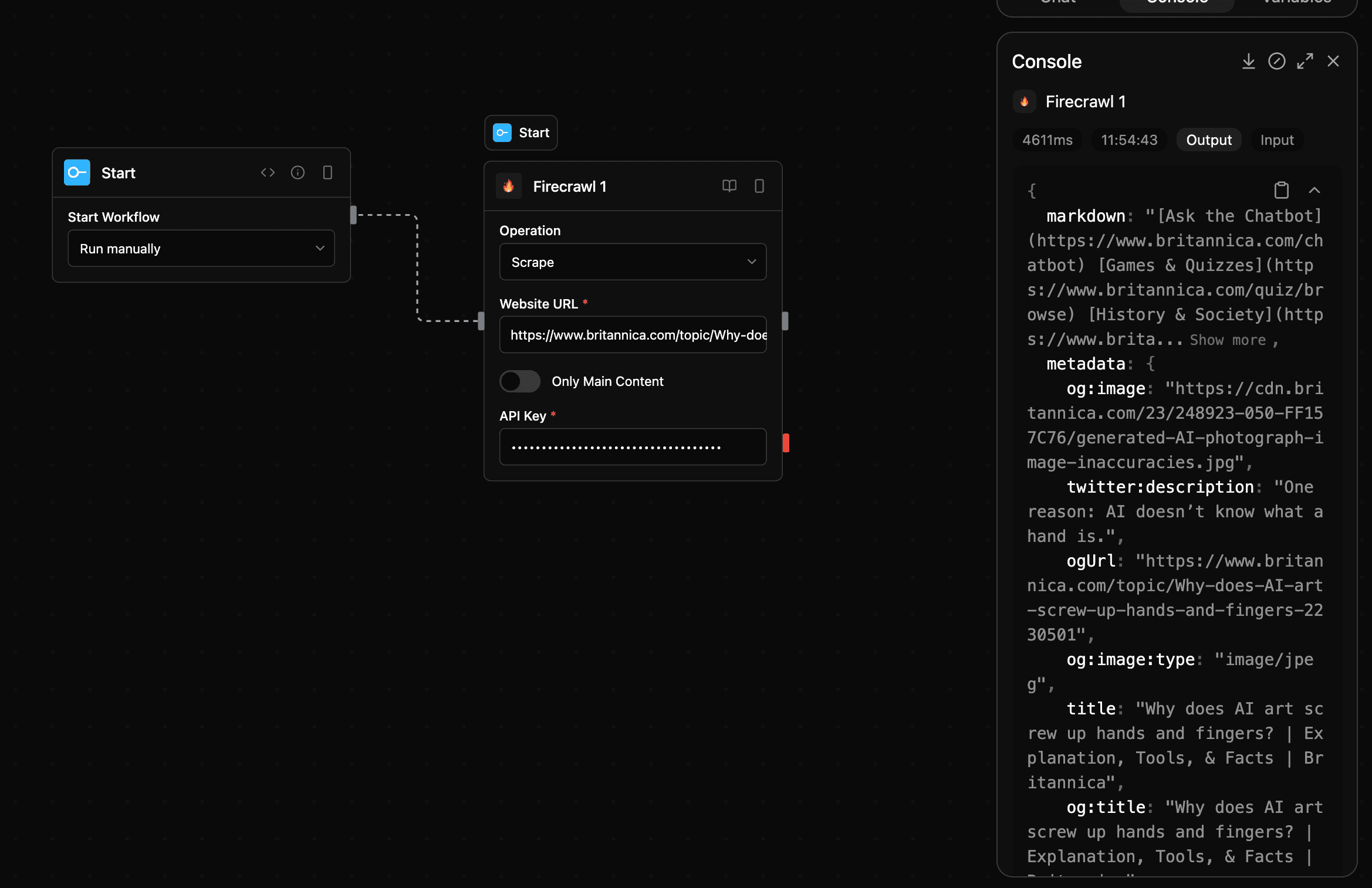 Firecrawl block screenshot